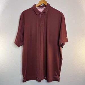 Walter Hagen Burgundy Polo Shirt